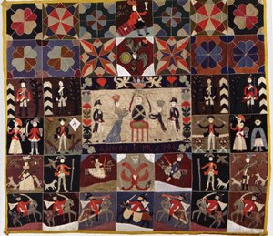 Fleckelteppich Depicting the Family
